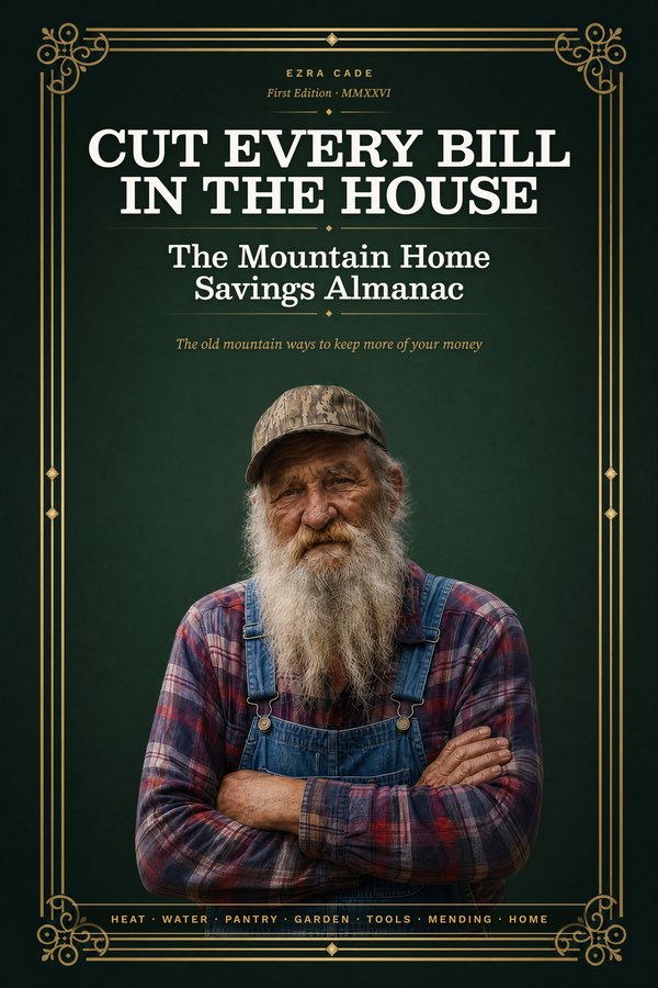 Cover of The Mountain Home Savings Almanac by Ezra Cade